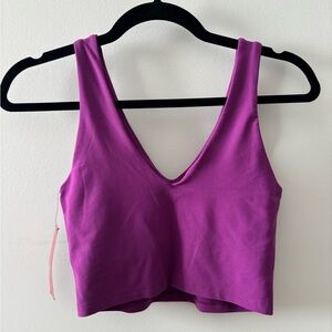 Carbon38 Vibrant Purple Longline Sports Bra Size XS